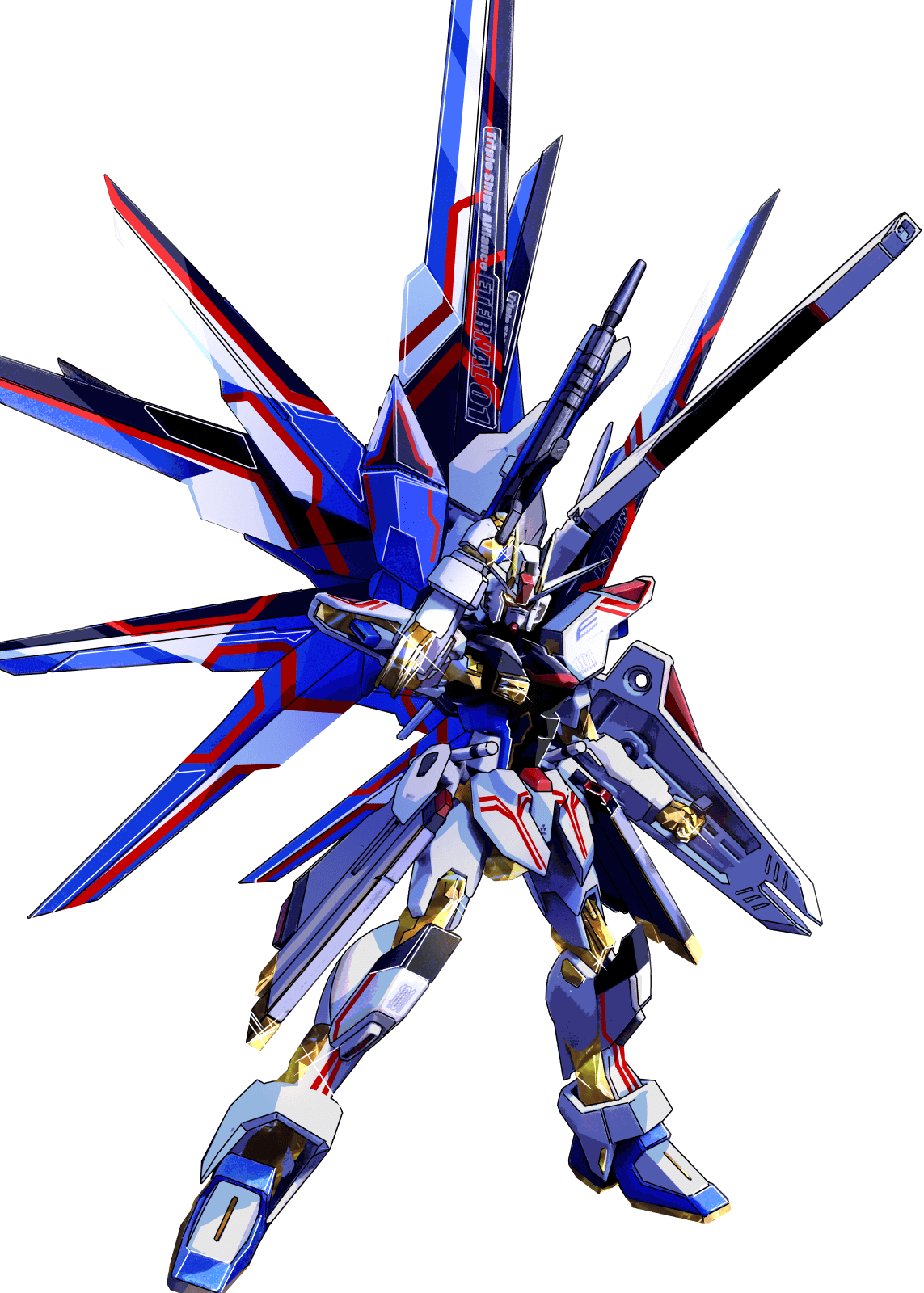 clenched_hand, cross_ange, crossover, dc12v33a, freedom_gundam, gun, gundam, gundam_seed