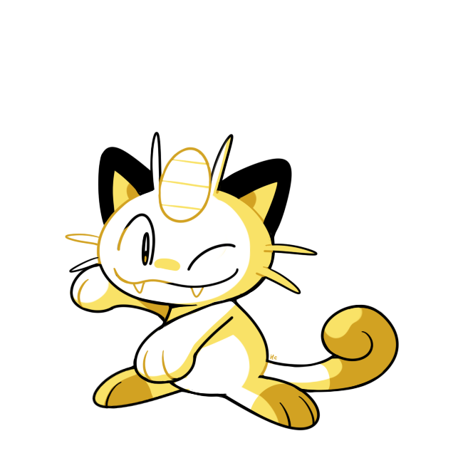 cat, cat_focus, commentary, creature, english_commentary, fangs, full_body, gen_1_pokemon
