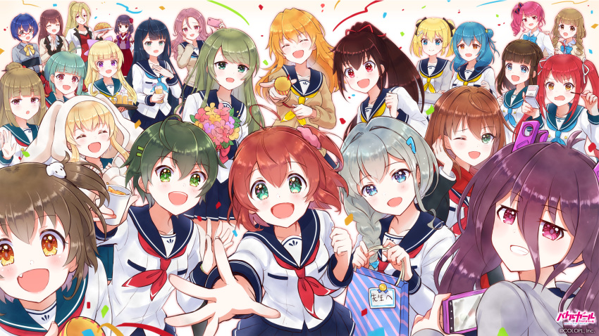 6+girls, amano_nozomi, asahina_kokomi, battle_girl_high_school, blonde_hair, everyone, fujimiya_sakura, hasumi_urara