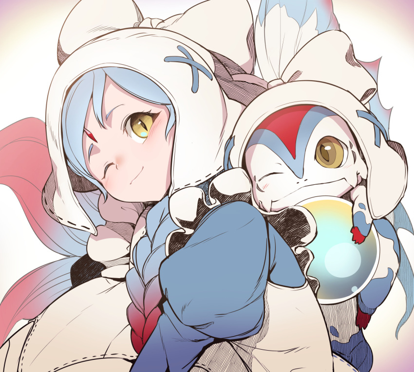 1girl, blue_hair, braid, closed_mouth, fire_emblem, fire_emblem_fates, gradient_hair, highres