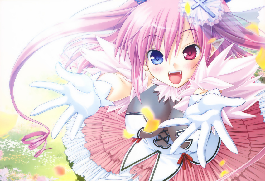 blush, breasts, chu_chu_idol, chu_x_chu_idol, chua_churam, cross, dress, drill_hair