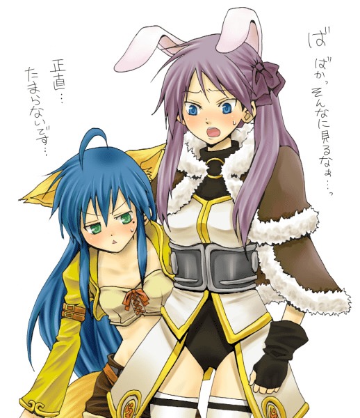 bad_id, bunny_ears, cosplay, high_wizard, hiiragi_kagami, izumi_konata, kochoko, lucky_star