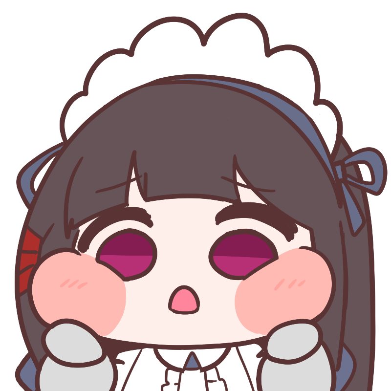1girl, brown_hair, cheek_squash, chestnut_mouth, chibi, diyap_(style), dress, elflorri