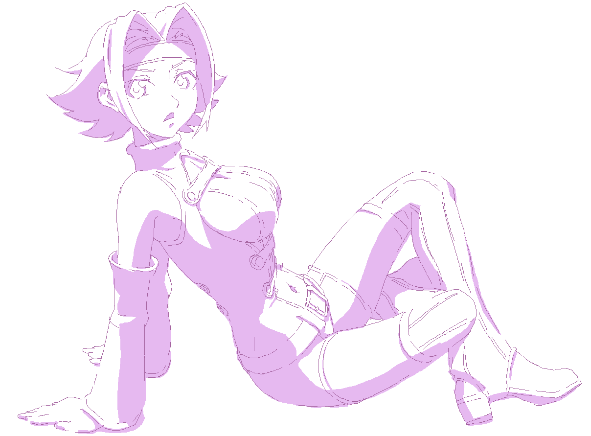 code_geass, kallen_stadtfeld, large_breasts, monochrome, nishi, purple, sakenotorii, thighhighs