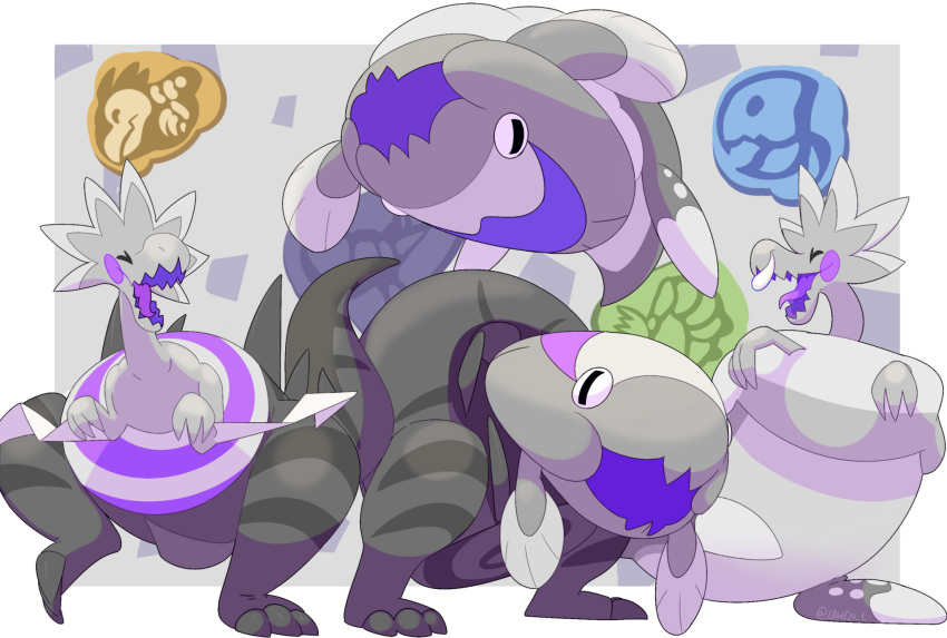 alternate_color, arctovish, arctozolt, commentary, creature, dracovish, dracozolt, english_commentary