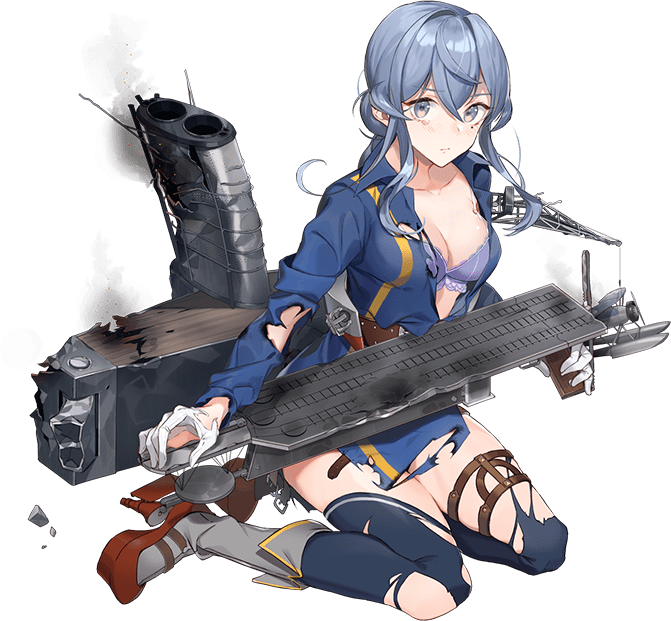 1girl, black_neckwear, blue_hair, blue_sailor_collar, blue_skirt, bra, collared_shirt, drew_(drew213g)