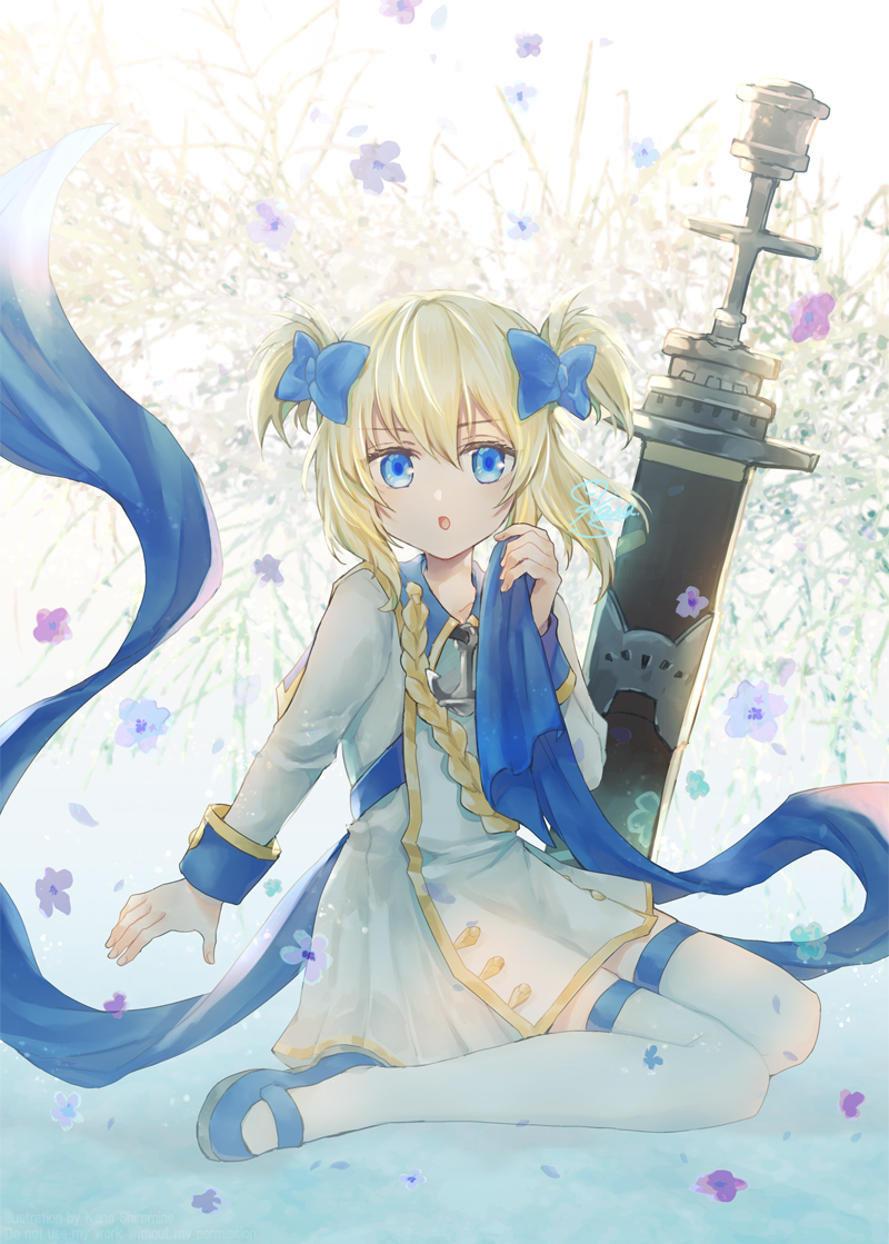 1girl, :o, abstract_background, anchor_necklace, azur_lane, bangs, blonde_hair, blue_eyes