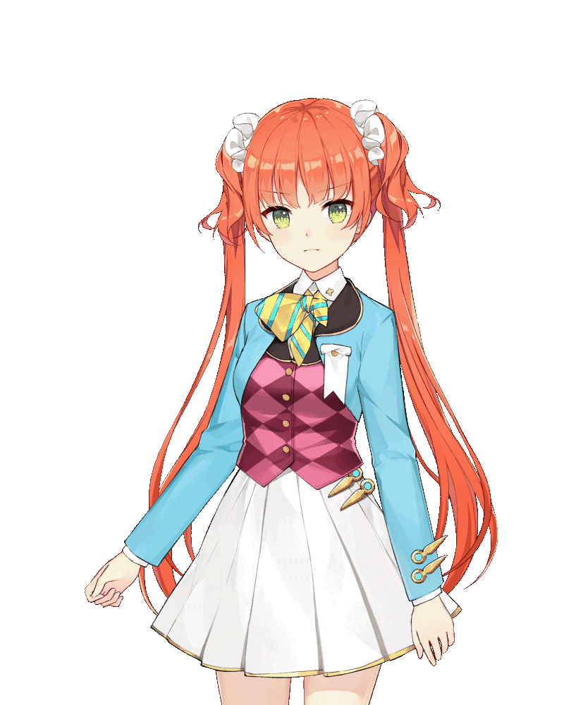 >_<, +_+, 1girl, animated, animated_gif, argyle, bow, bowtie