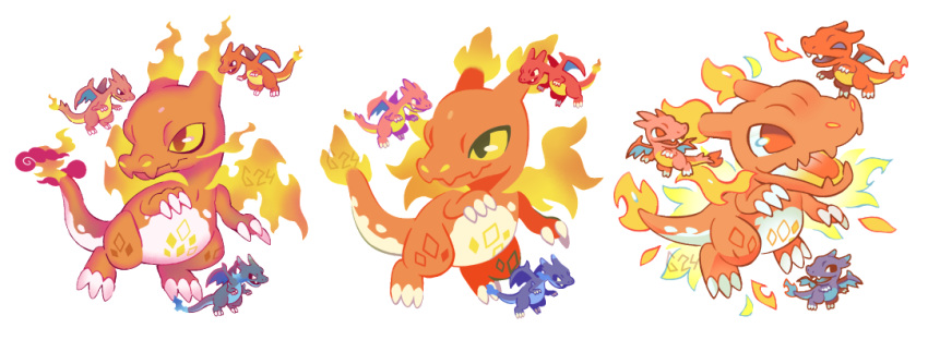 charizard, claws, commentary, creature, dragon, english_commentary, fiery_tail, fire