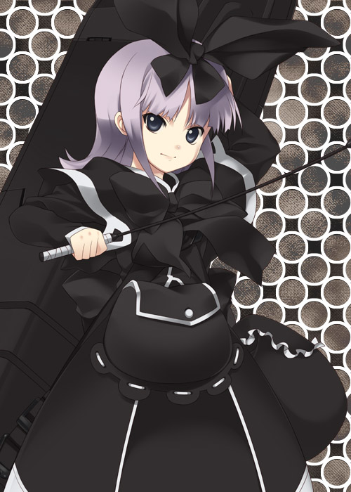 bow, coopa, druaga_no_tou, gothic_lolita, hair_ribbon, hair_ribbons, kooba, lolita_fashion, mizuki_makoto, ribbon, ribbons, silver_hair