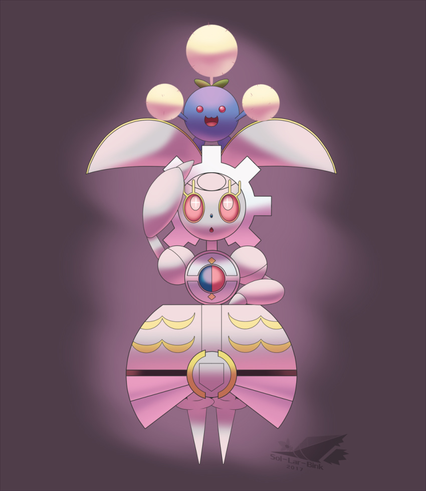 :d, brown_eyes, commentary, creature, english_commentary, full_body, gen_2_pokemon, gen_7_pokemon
