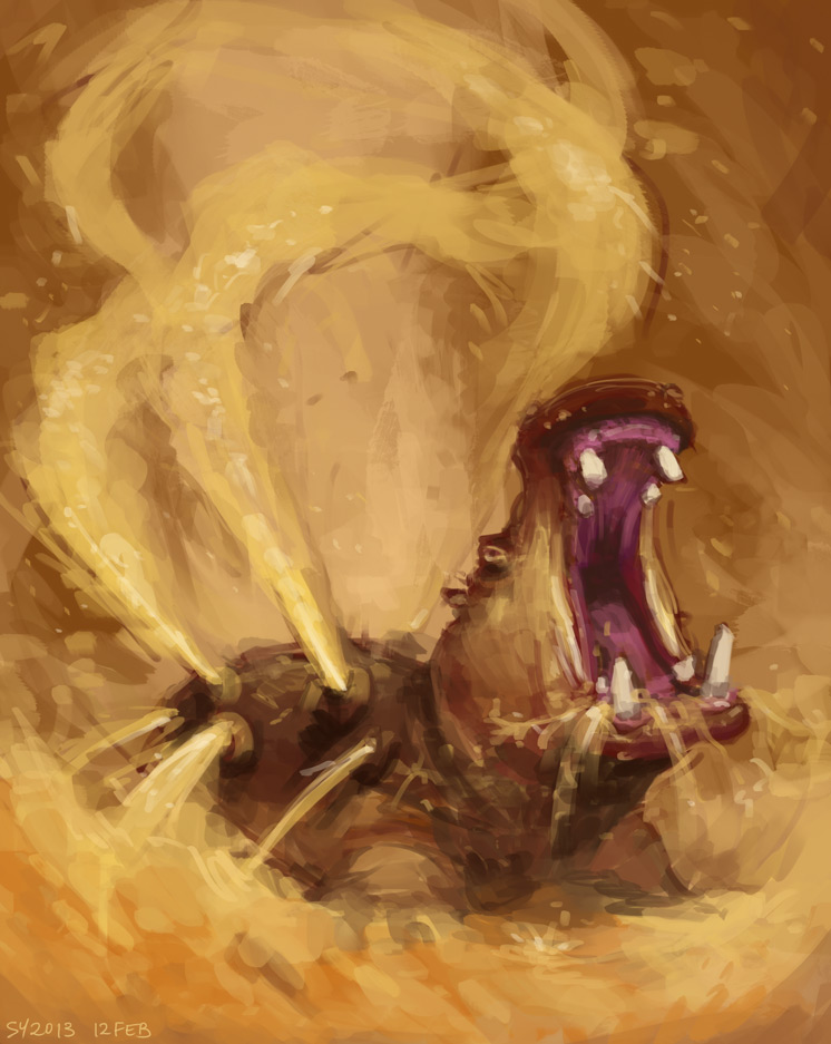 brown_theme, commentary, creature, dated, english_commentary, gen_4_pokemon, hippopotamus, hippowdon