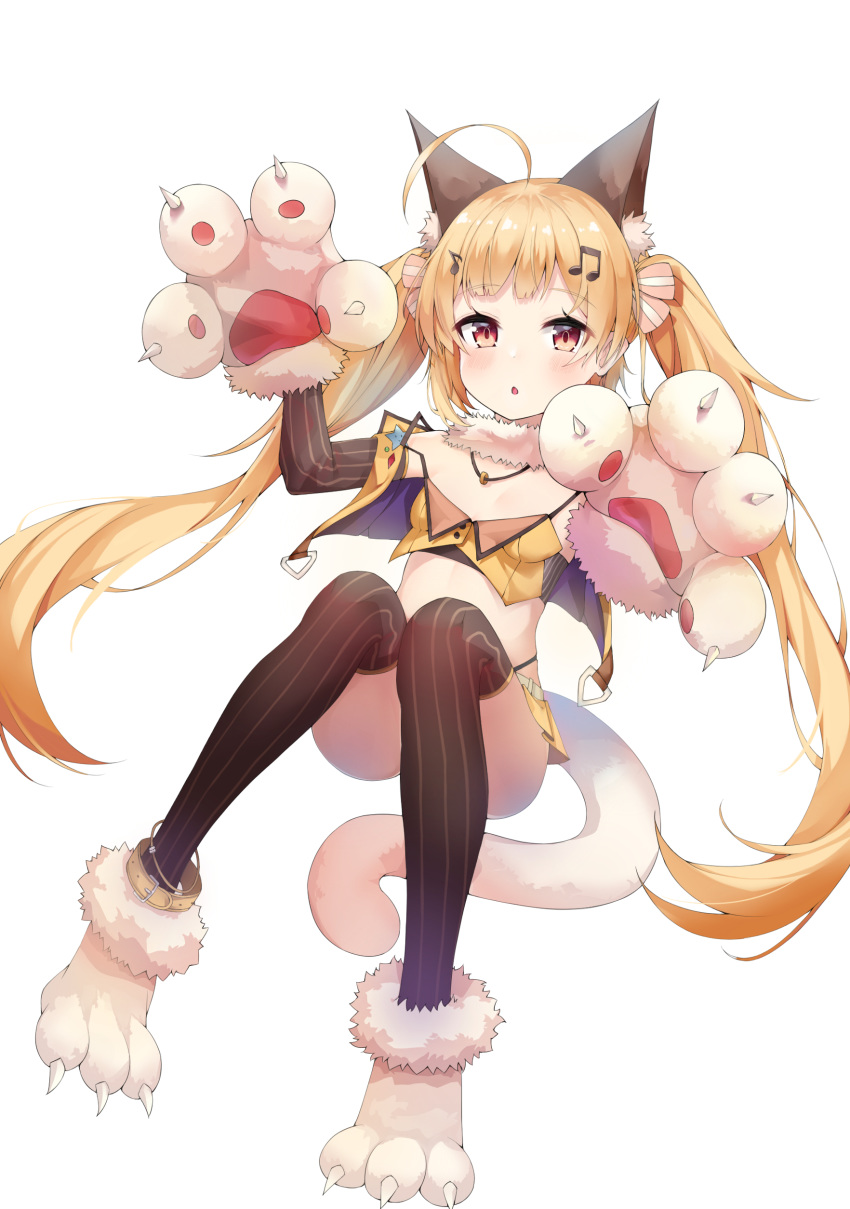 1girl, absurdres, ahoge, animal_ear_fluff, animal_ears, azur_lane, bare_shoulders, belt