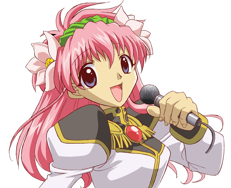 broccoli, galaxy_angel, microphone, milfeulle_sakuraba, okan, pink_hair