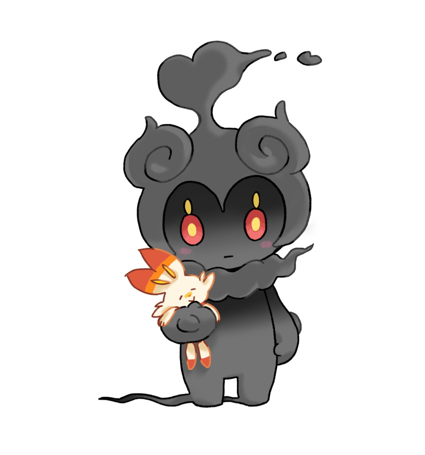 commentary_request, expressionless, gen_7_pokemon, gen_8_pokemon, highres, holding, holding_bunny, holding_pokemon