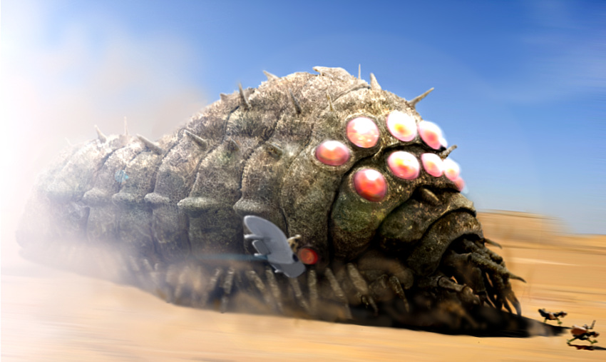 flying, highres, horseclaw, kaze_no_tani_no_nausicaa, multiple_boys, nausicaa, ohmu, tk914