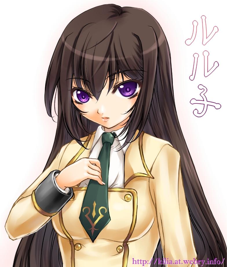 code_geass, genderswap, lelouch_lamperouge, luluko, purple_eyes, ruruko, violet_eyes