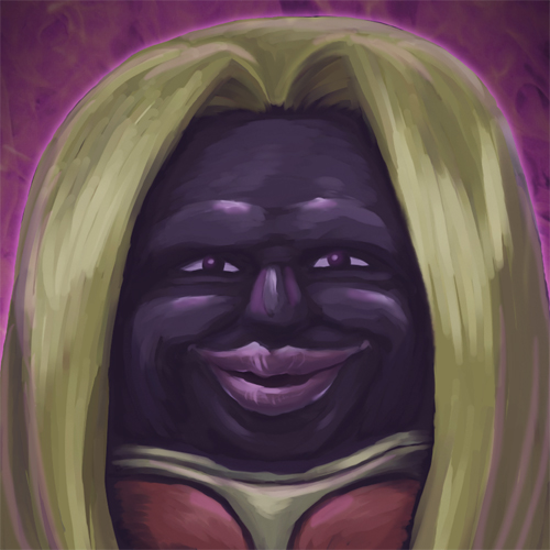 commentary_request, creature, face, gen_1_pokemon, jynx, kurii_chasuke, long_hair, looking_at_viewer
