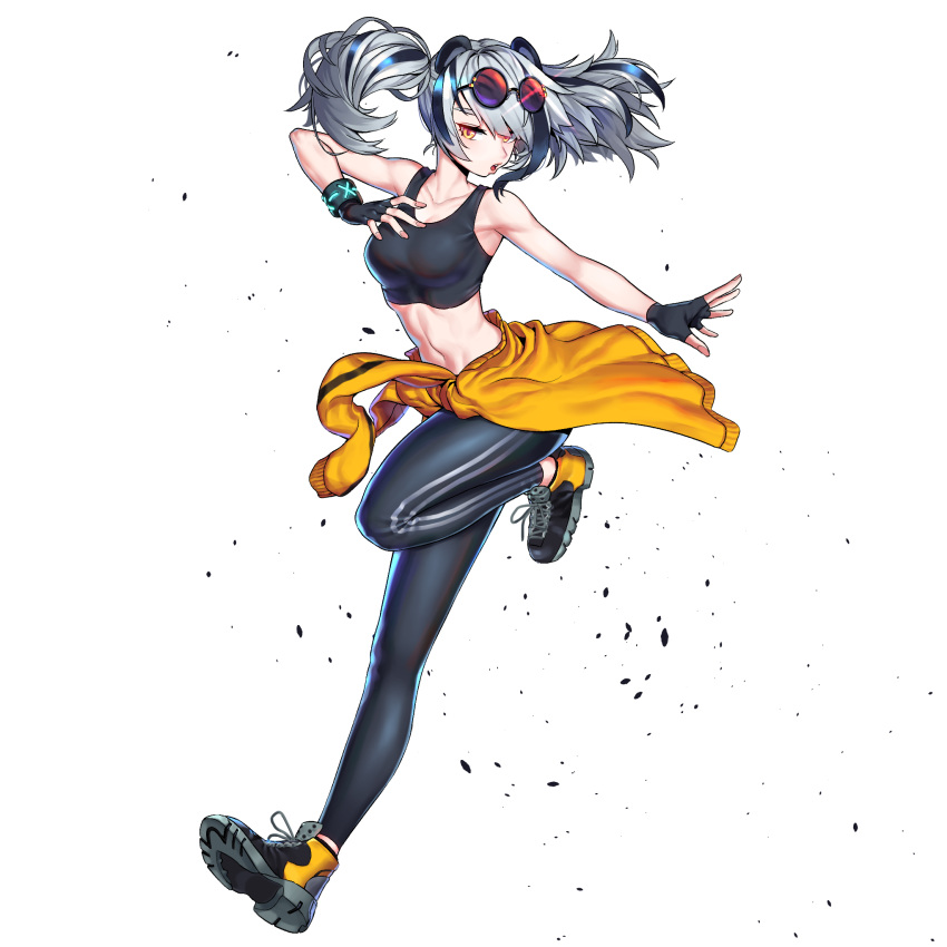1girl, alternate_costume, animal_ears, arknights, bangs, bare_arms, bare_shoulders, black_footwear