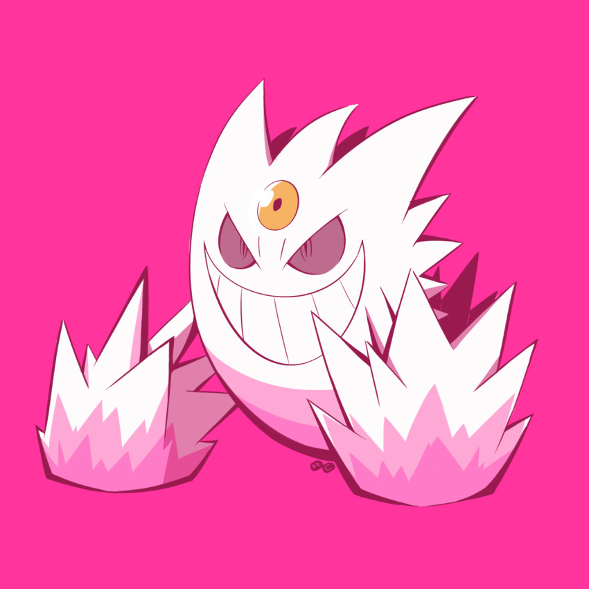 alternate_color, artsy-rc, commentary, creature, english_commentary, evil_grin, evil_smile, full_body