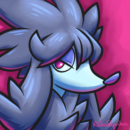 commentary, creature, dog, dog_focus, english_commentary, furfrou, furfrou_(normal), gen_6_pokemon
