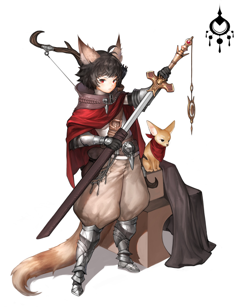 1boy, absurdres, ahoge, animal, animal_ear_fluff, animal_ears, animal_request, annyeongbangawo