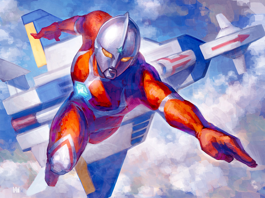 1boy, aircraft, airplane, clouds, flying, fmu, looking_ahead, oldschool