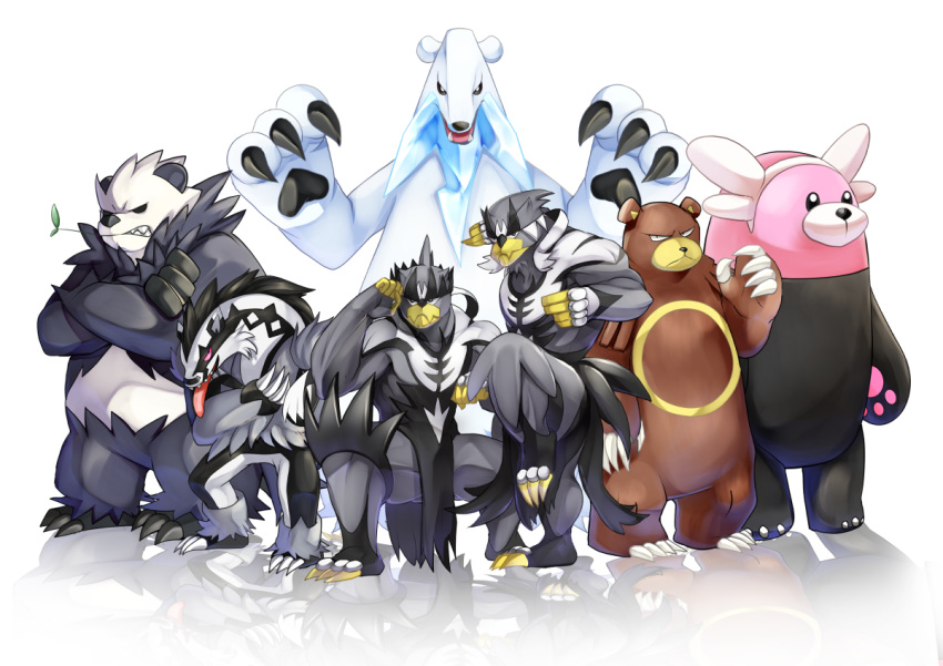 bear, beartic, bewear, claws, commentary_request, creature, crossed_arms, fighting_stance