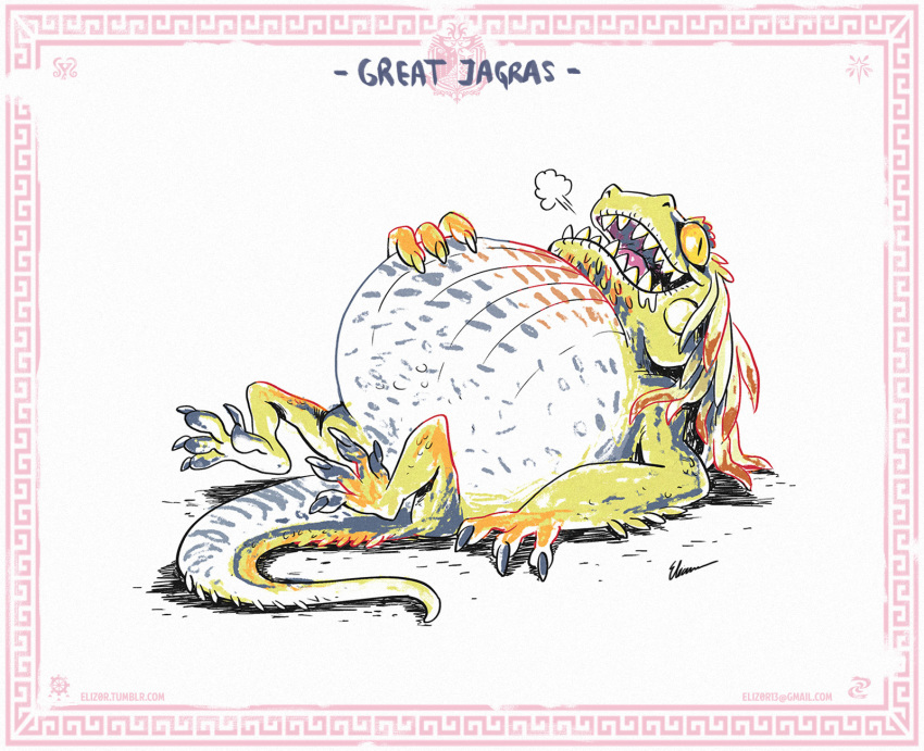 eliz0r, great_jagras, highres, monster_hunter, monster_hunter:_world