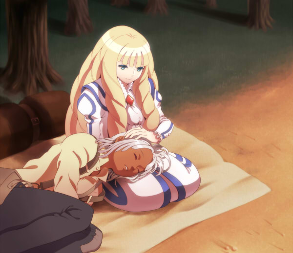 1boy, 1girl, ashishi, blonde_hair, closed_mouth, dark_skin, dark_skinned_male, dianna_soreil