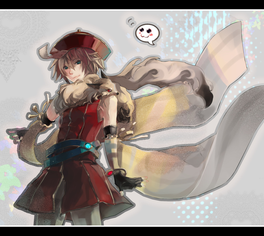 cape, fur, gloves, hat, male, nameco, professor, professor_(ragnarok_online)