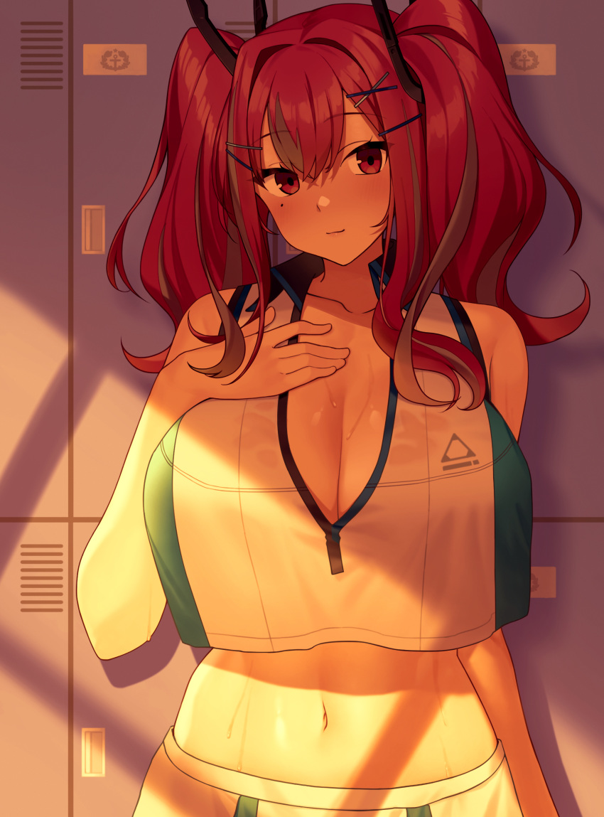 1girl, absurdres, azur_lane, bangs, bare_shoulders, blush, breasts, bremerton_(azur_lane)