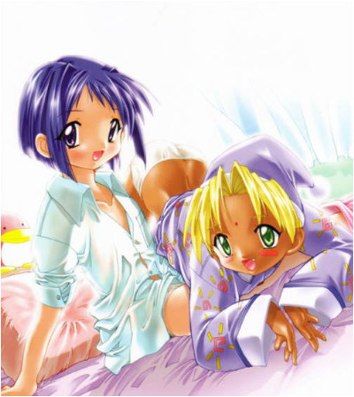 bed, kaolla_su, loli, love_hina, maehara_shinobu, nightdress, nightgown, nightie