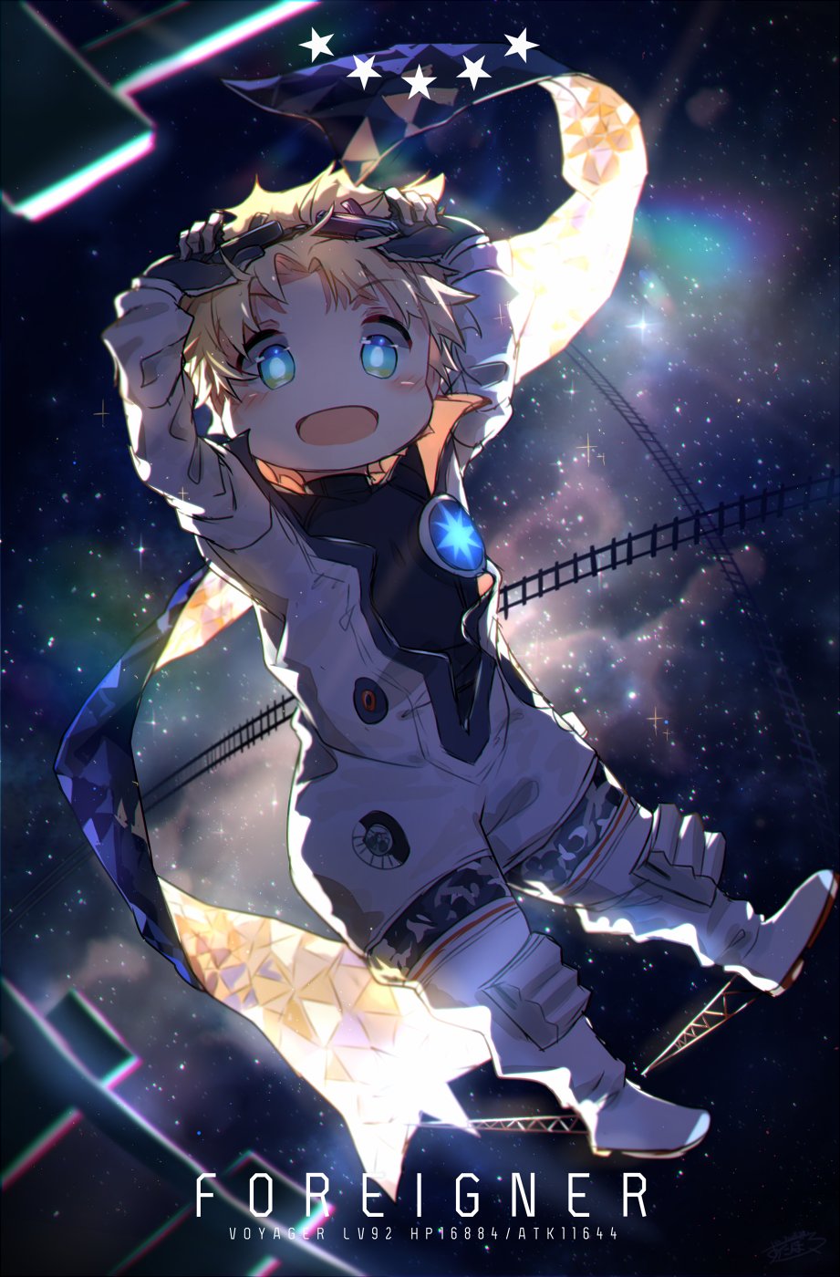 1boy, fate/grand_order, fate_(series), highres, planet, space, spacesuit, zutabo2