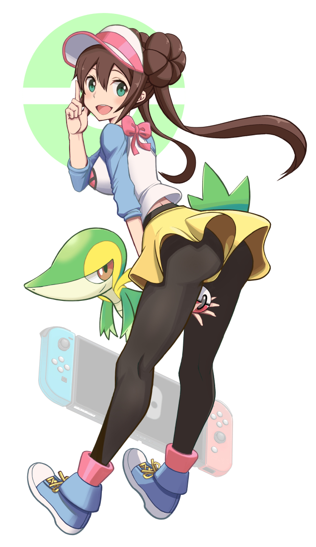 1girl, :d, ankle_boots, aqua_eyes, ass, bangs, between_legs, blue_footwear