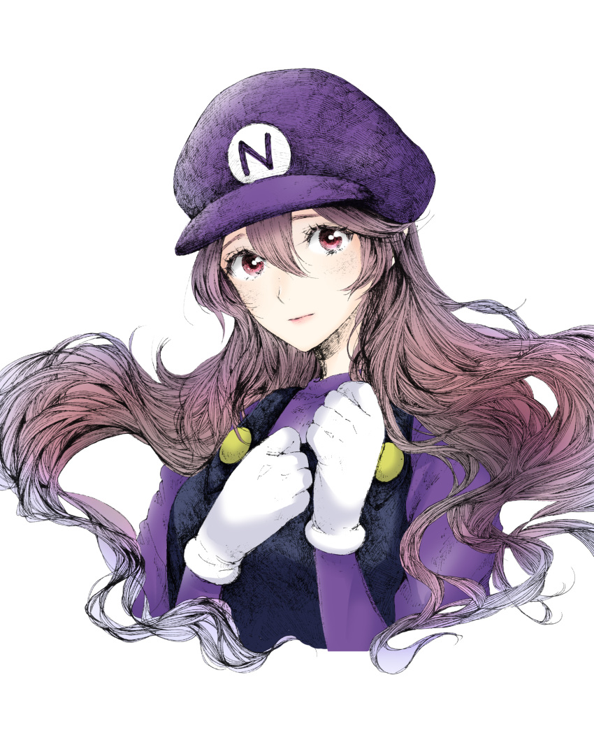 1girl, absurdres, ballpoint_pen_(medium), baseball_cap, brown_hair, closed_mouth, corrin_(fire_emblem), corrin_(fire_emblem)_(female)