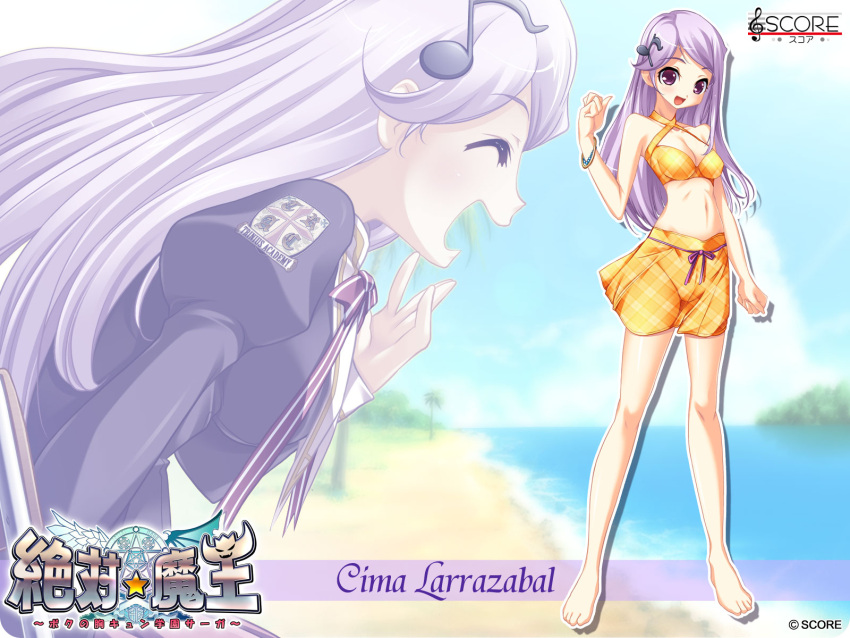 bikini, cima_larrazabal, nanasube_juuji, score, swimsuit, wallpaper, zettai_maou
