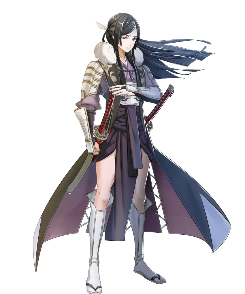1girl, armor, bangs, black_hair, fire_emblem, fire_emblem_awakening, fire_emblem_heroes, full_body