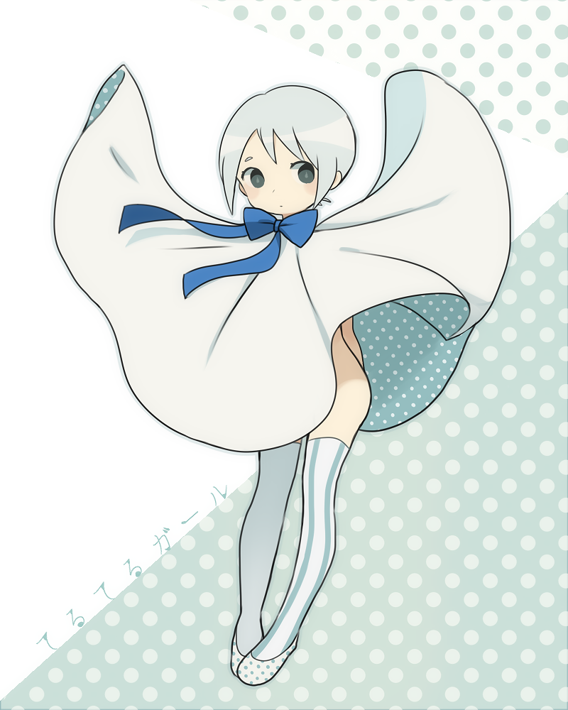 1girl, arms_behind_back, ayu_(mog), blue_ribbon, bottomless, bright_pupils, closed_mouth, contrapposto
