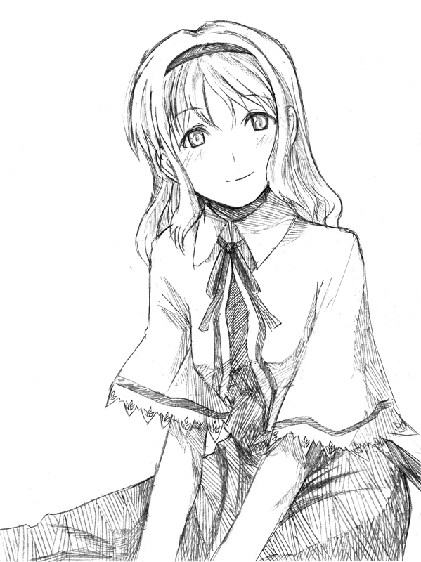 monochrome, shironeko, sketch, touhou, tsuji_kazuo