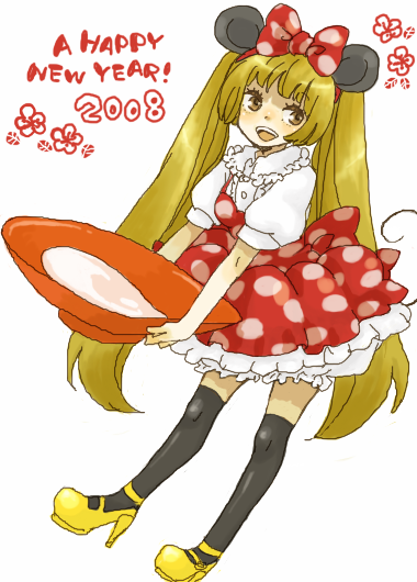 animal_ears, blonde_hair, bloomers, brown_eyes, cosplay, cup, disney, hair_ribbon