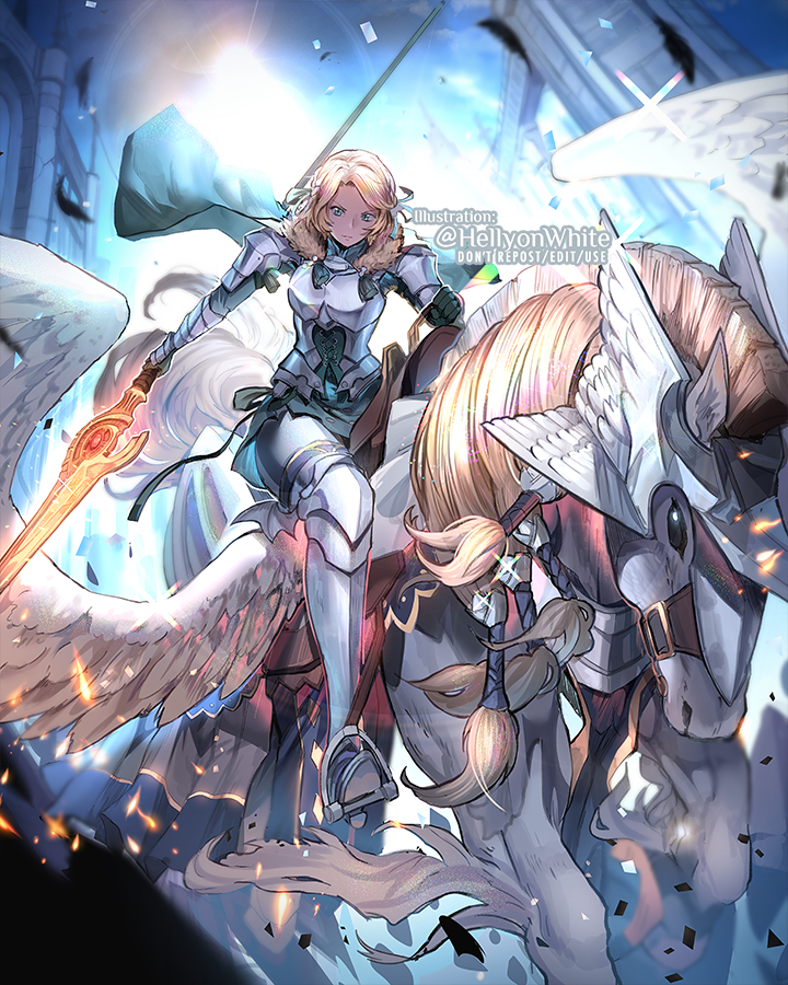 1girl, armor, blonde_hair, cape, fire_emblem, fire_emblem:_three_houses, fur_trim, gloves