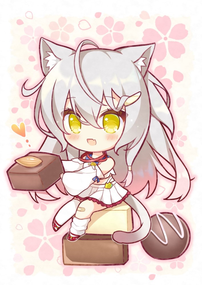 1girl, ahoge, animal_ear_fluff, animal_ears, bandaged_leg, bandages, bangs, blush