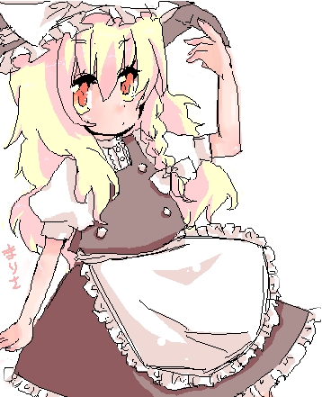 blonde_hair, kirisame_marisa, lowres, nekomiyasan, nukomiya, touhou