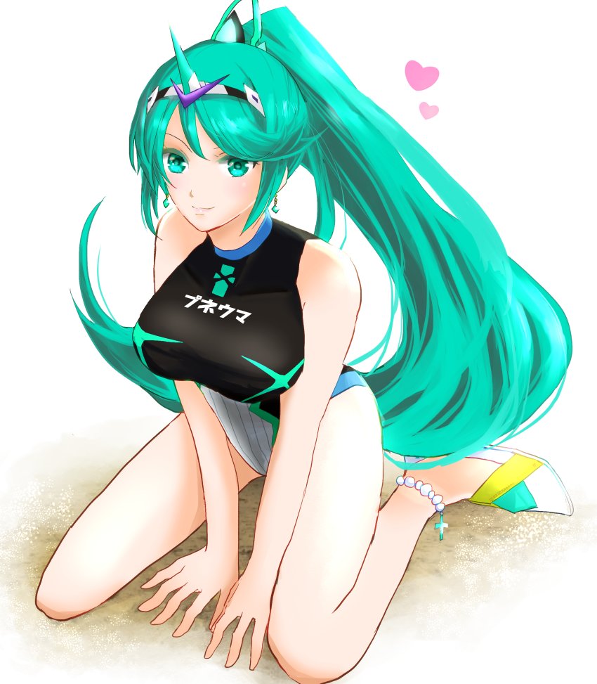 1girl, anklet, bangs, bare_arms, bare_legs, bare_shoulders, breasts, earrings