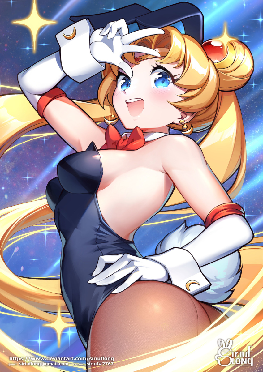 1girl, absurdres, alternate_costume, animal_ears, bangs, bare_shoulders, bishoujo_senshi_sailor_moon, blonde_hair