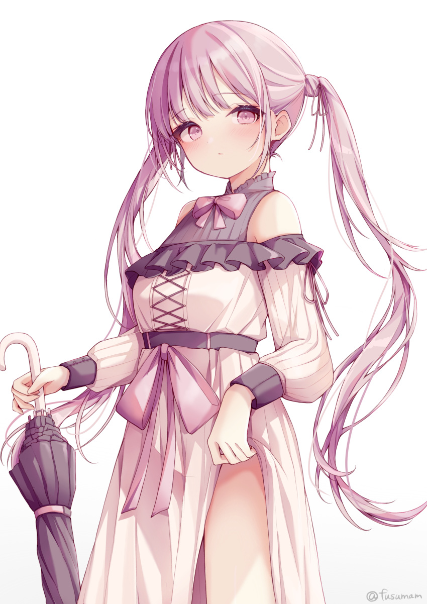 1girl, absurdres, bangs, bare_shoulders, belt, black_belt, blush, bow