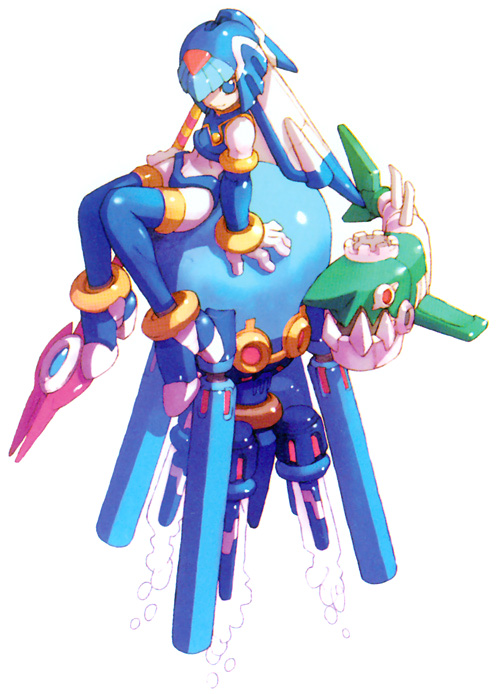 capcom, fairy_leviathan, gloves, helmet, leviathan, leviathan_(mega_man), leviathan_(rockman), mega_man_(series)