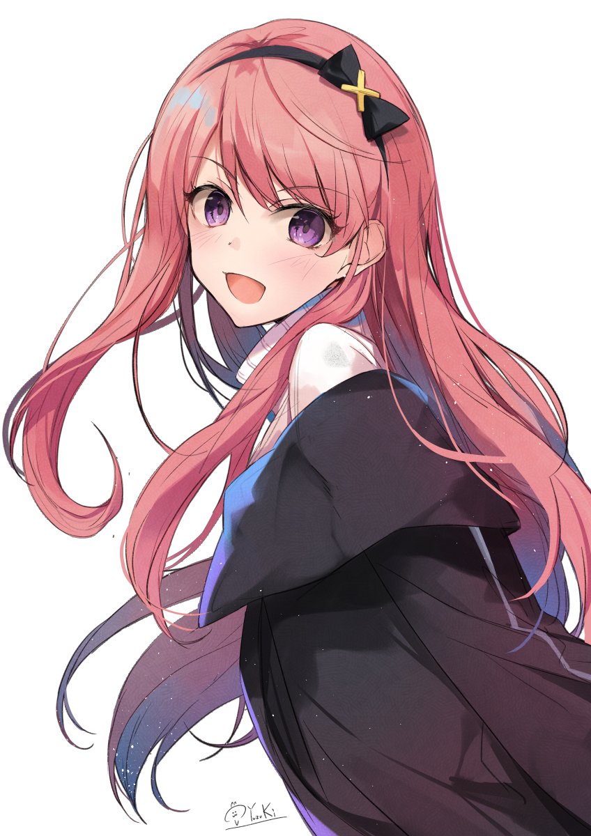 1boy, :d, bangs, black_jacket, blush, eyebrows_visible_through_hair, hairband, highres