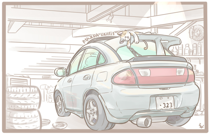 animal, animal_ears, artist_name, border, bottle, car, cat, cat_ears